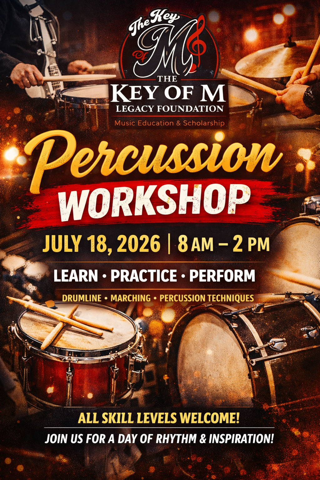 Percussion Workshop Flyer