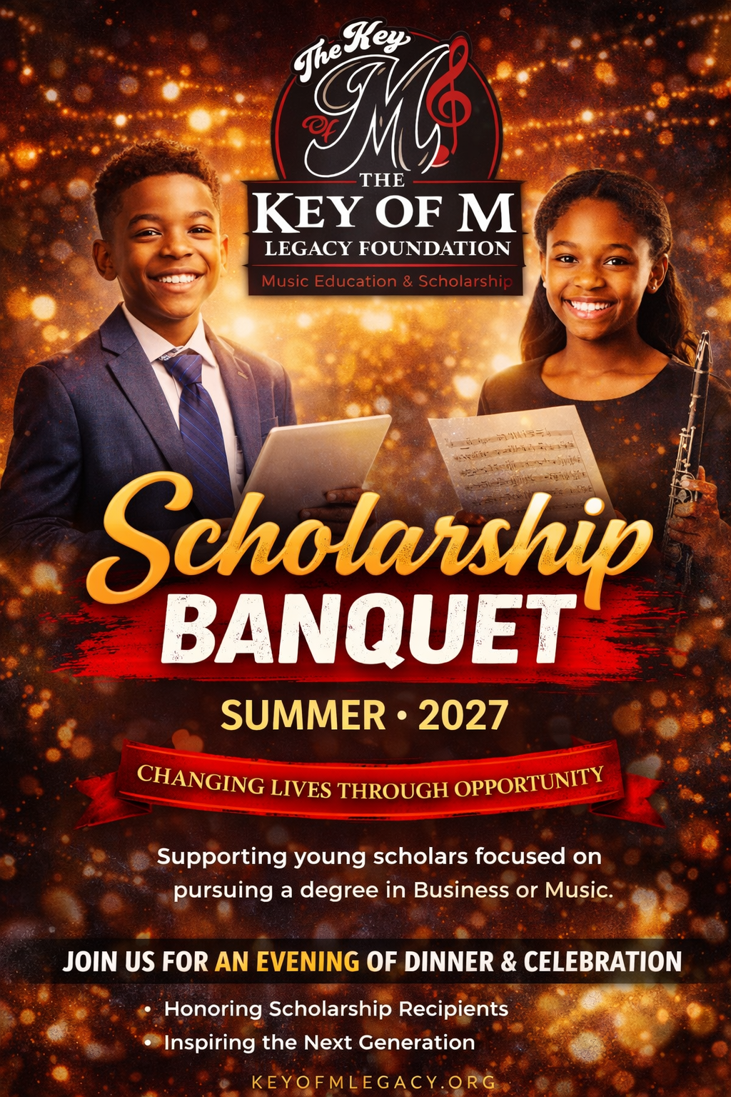 Scholarship Banquet Flyer